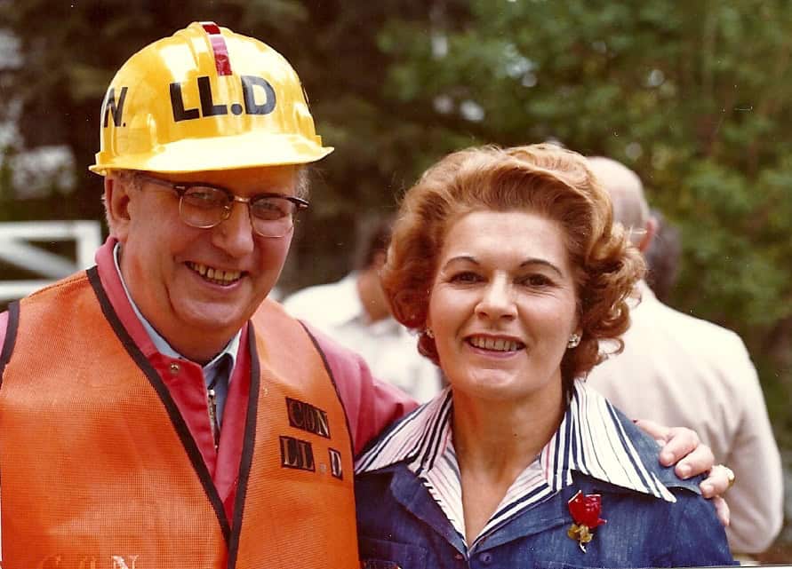 Carl with his second wife, Diana, ca. 1980