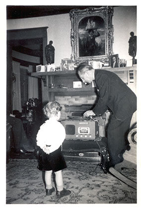 SCN Sr. with grandson Charles Young, ca. 1947